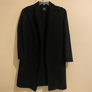 Zara Women's Elegant Black Trench Coat
